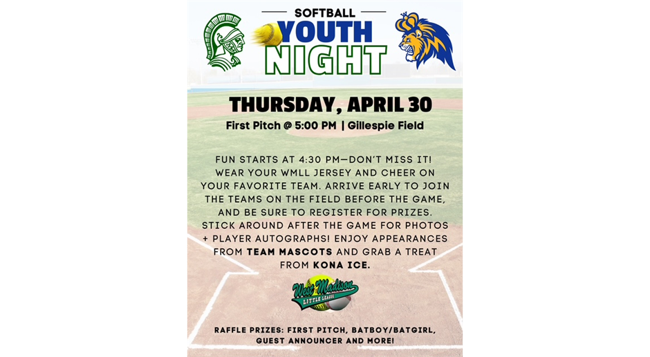 Softball Youth Night